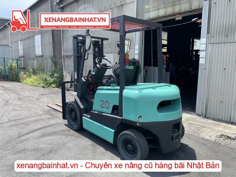 Xe nâng dầu 2 Tấn SUMITOMO 11-FD20PVIIHA nâng cao 3m SX 2005