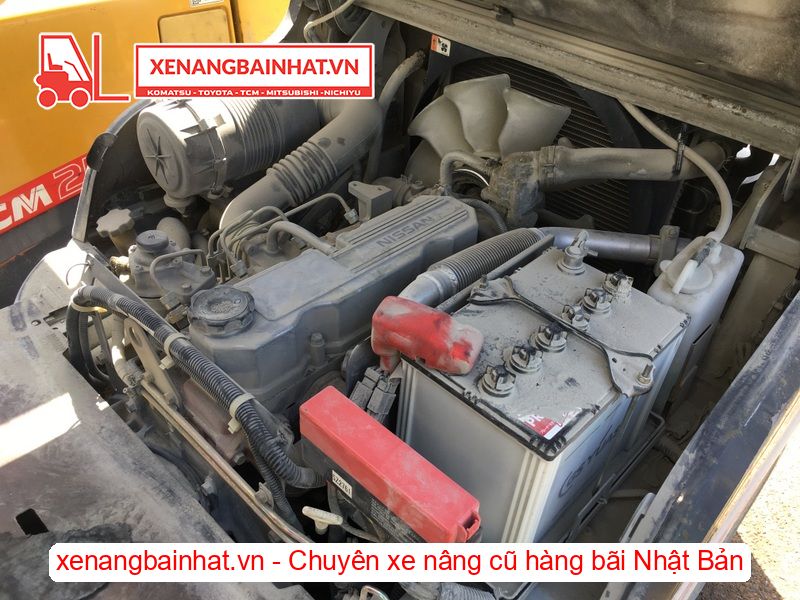 Xe nâng dầu 1.8 Tấn Nissan FL01A18 nâng cao 4m SX 2006