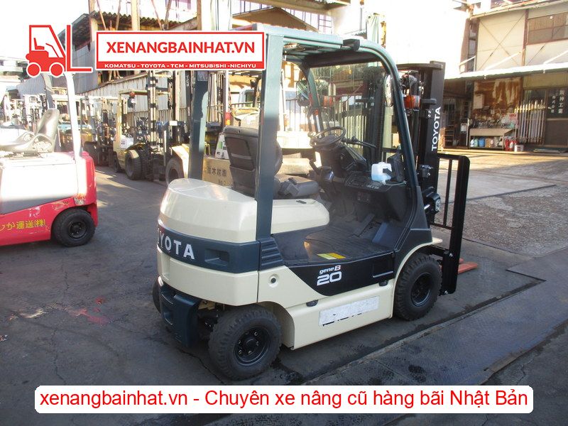 Xe nâng Điện 2 Tấn TOYOTA 8FB20 nâng cao 3m SX 2021