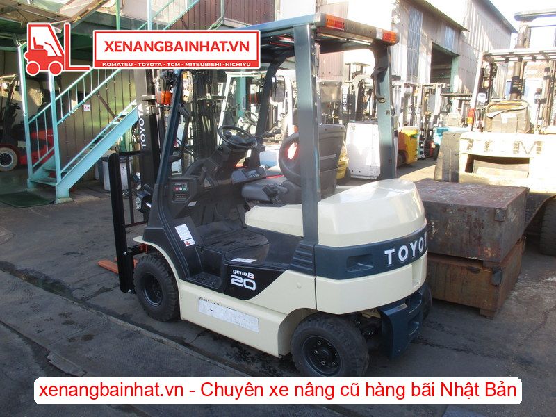 Xe nâng Điện 2 Tấn TOYOTA 8FB20 nâng cao 3m SX 2021