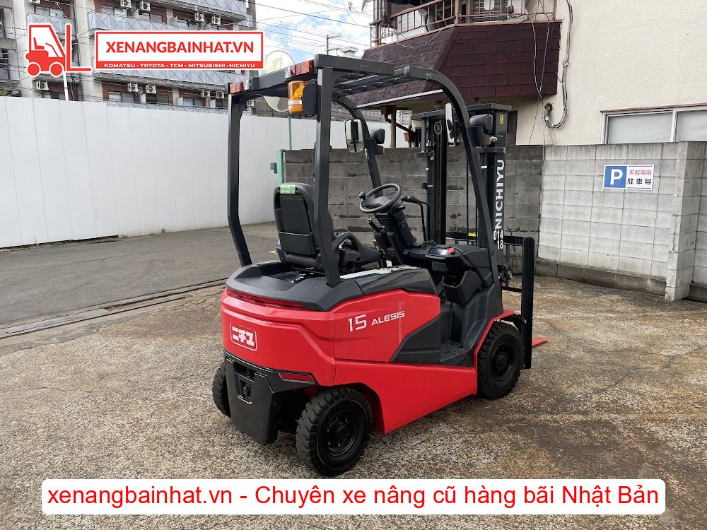 Xe nâng Điện 1.5 Tấn NICHIYU FB15PN-80 nâng cao 3m SX 2020