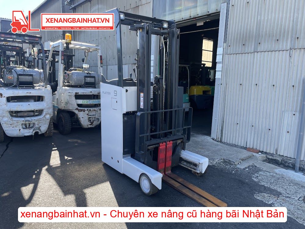 Xe nâng Điện 900Kg NICHIYU FBRM9N-80B nâng cao 3m SX 2019