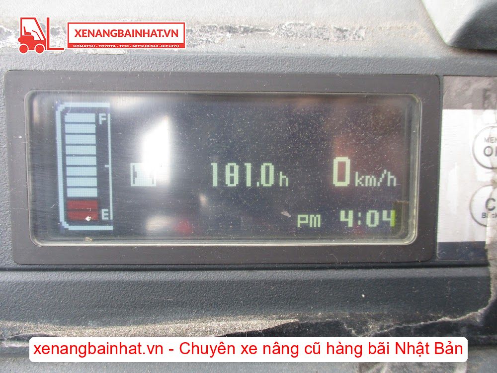 Xe nâng Điện 1 Tấn NICHIYU FBRM10N-80 nâng cao 3m SX 2015