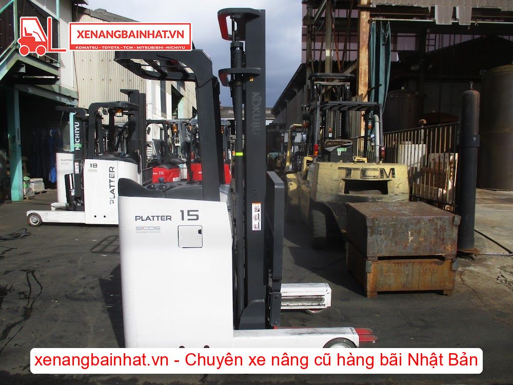 Xe nâng Điện 1.5 Tấn NICHIYU FBRM15-85B nâng cao 4m SX 2019