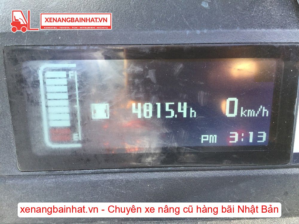 Xe nâng Điện 900Kg NICHIYU FBRM9N-80B nâng cao 3m SX 2019