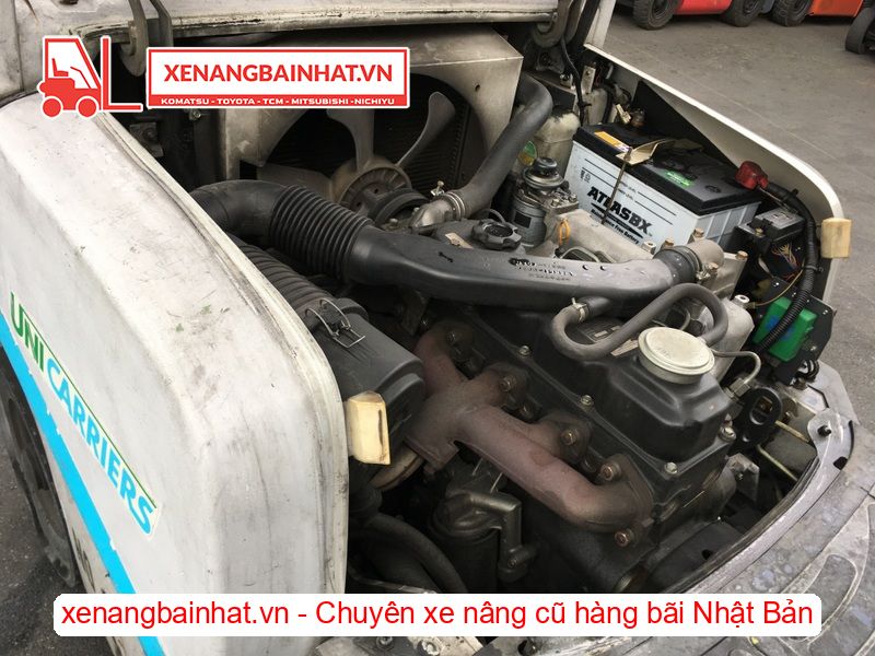 Xe nâng dầu 2.5 Tấn UNICARRIERS FHD25T3A nâng cao 3m SX 2014