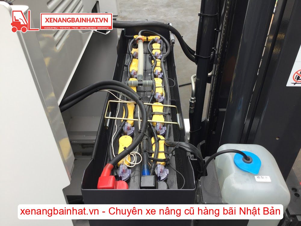 Xe nâng Điện 900Kg NICHIYU FBRM9N-85 nâng cao 4m SX 2020