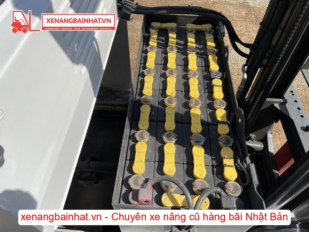 Xe nâng Điện 1.5 Tấn NICHIYU FBRM15-80 nâng cao 3m SX 2015