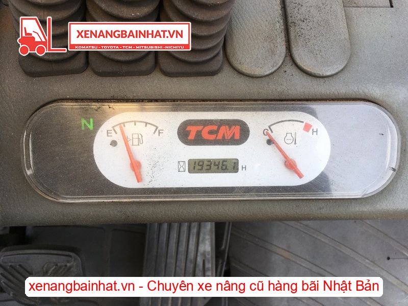 Xe nâng dầu 3 Tấn TCM FD30T3 nâng cao 3m SX 2005