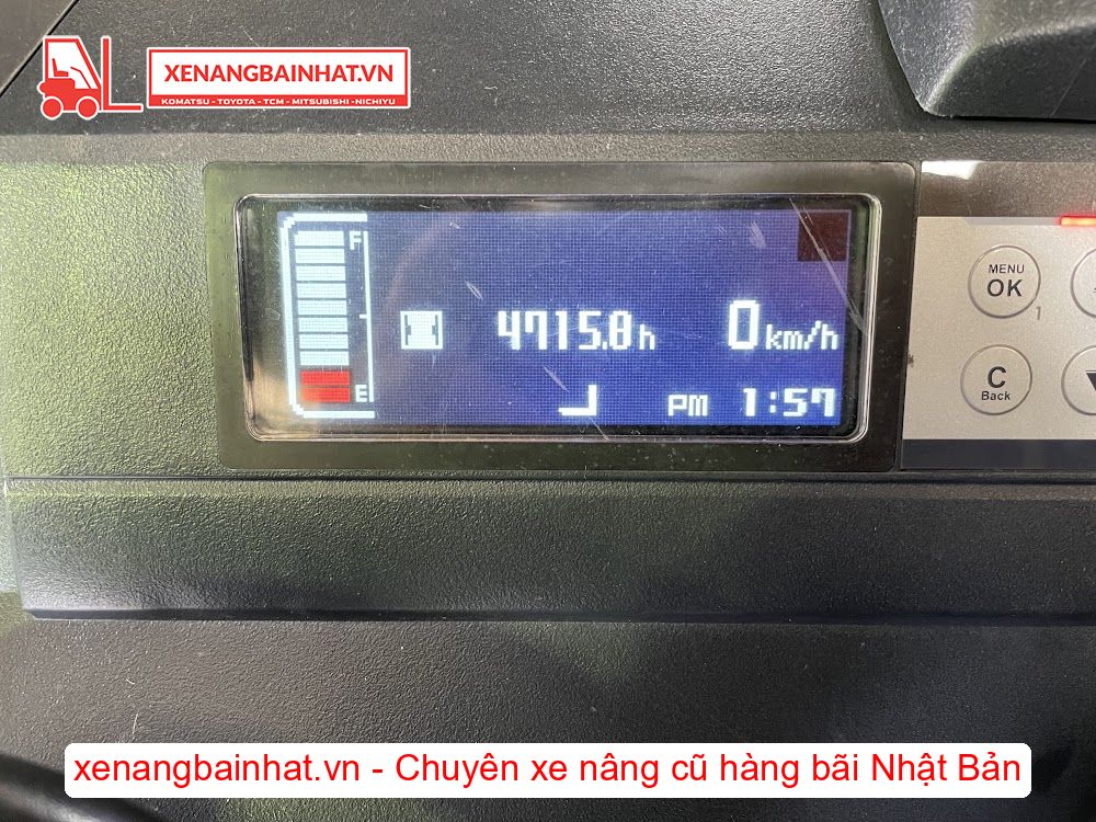 Xe nâng Điện 1.5 Tấn NICHIYU FBRM15-80B nâng cao 4m SX 2016