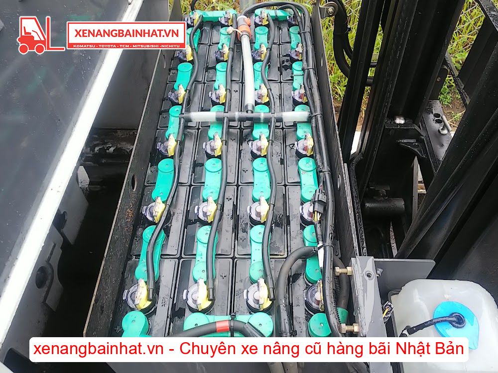 Xe nâng Điện 1.5 Tấn UNICARRIERS FRHB15-8A nâng cao 4m SX 2016