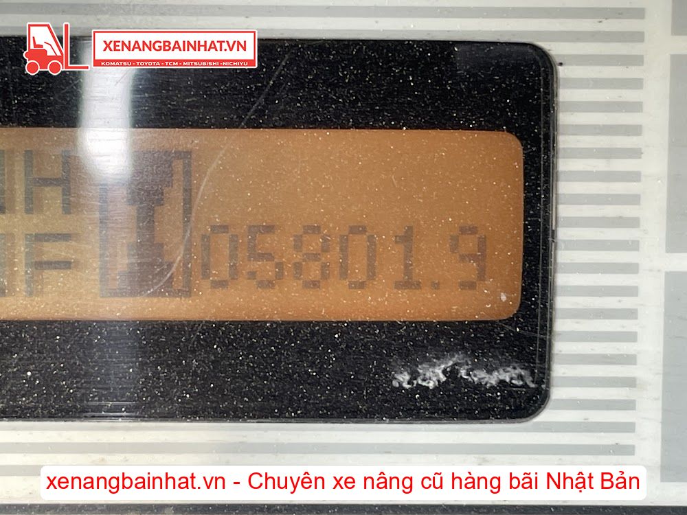 Xe nâng dầu 1.5 Tấn Nissan P1F1A15D nâng cao 3m SX 2014