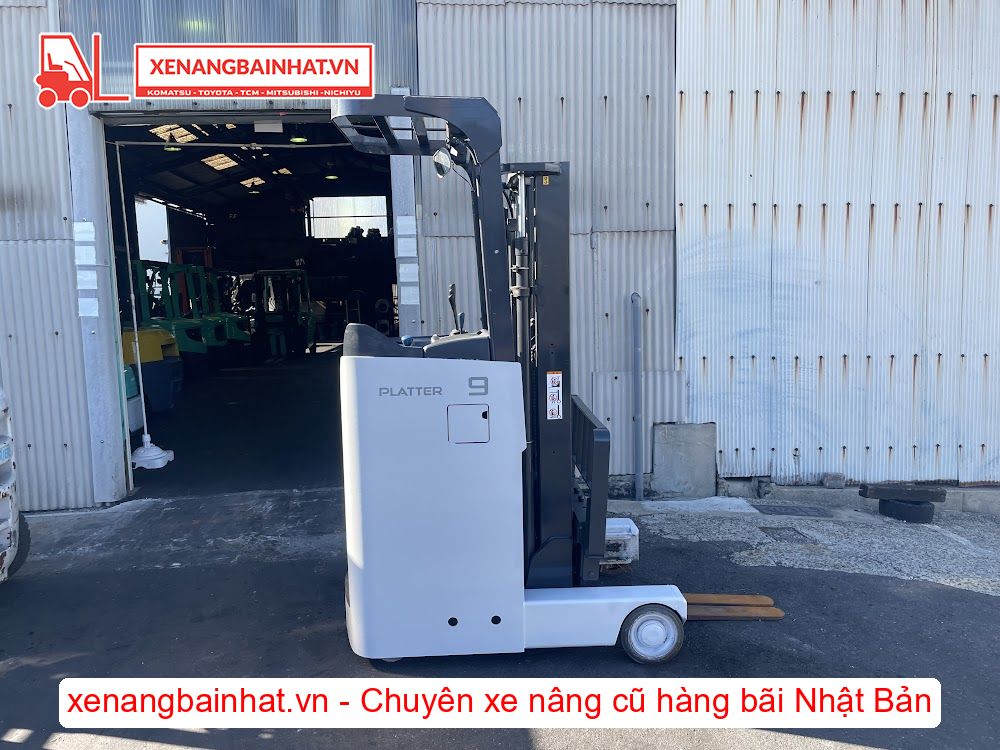Xe nâng Điện 900Kg NICHIYU FBRM9N-80B nâng cao 3m SX 2019