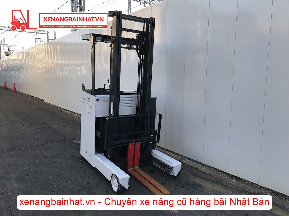 Xe nâng Điện 1.5 Tấn NICHIYU FBRM15-80 nâng cao 4m SX 2016