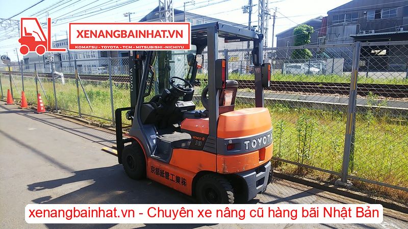 Xe nâng Điện 1.8 Tấn TOYOTA 7FBL18 nâng cao 3m SX 2014
