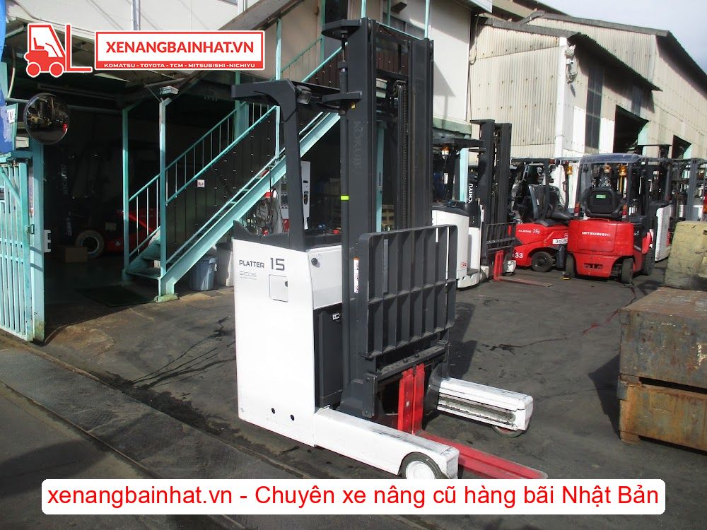 Xe nâng Điện 1.5 Tấn NICHIYU FBRM15-85B nâng cao 4m SX 2019