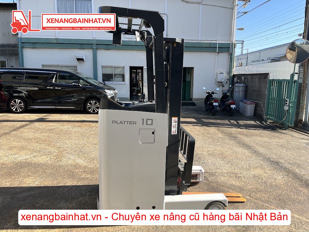 Xe nâng Điện 1 Tấn NICHIYU FBRM10N-80B nâng cao 3m SX 2017