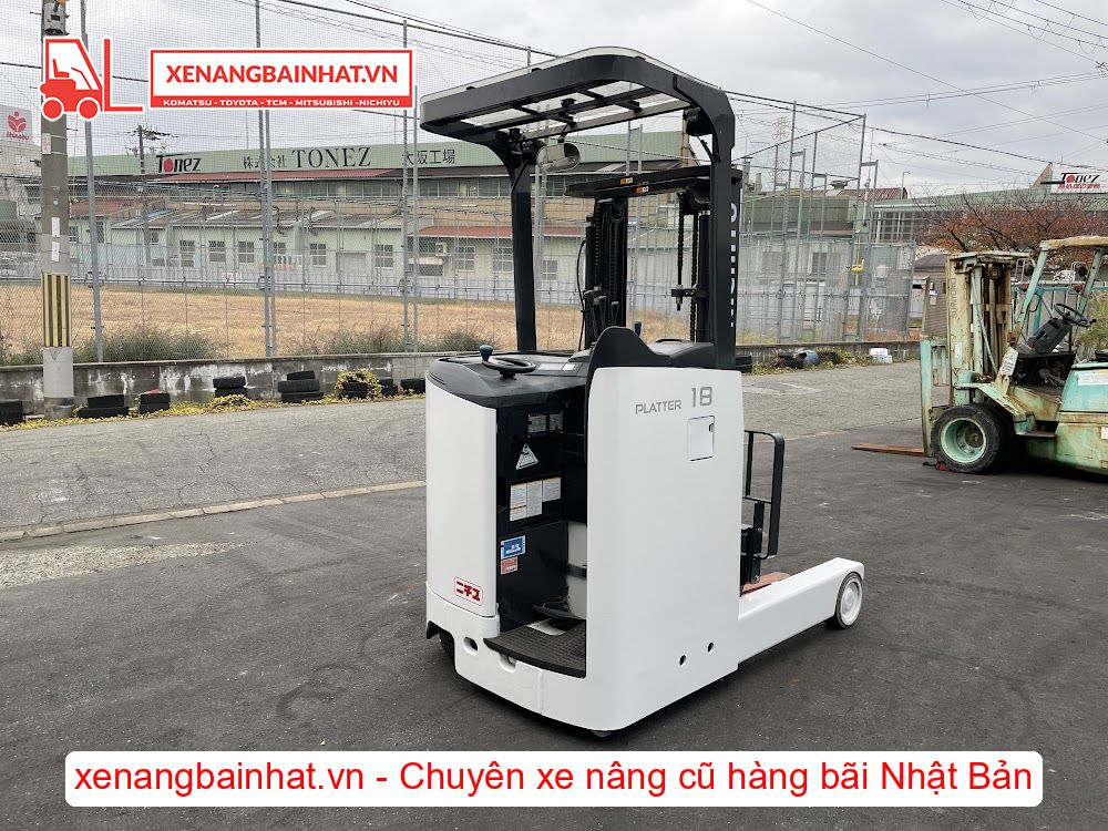 Xe nâng Điện 1.8 Tấn NICHIYU FBRM18-80 nâng cao 3m SX 2019