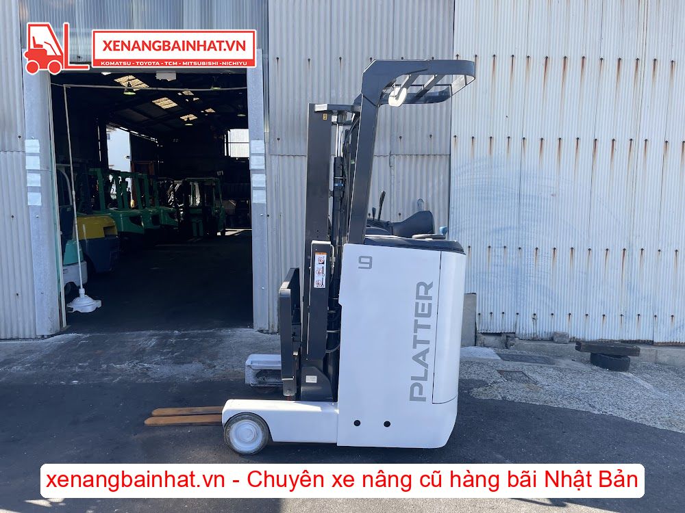Xe nâng Điện 900Kg NICHIYU FBRM9N-80B nâng cao 3m SX 2019