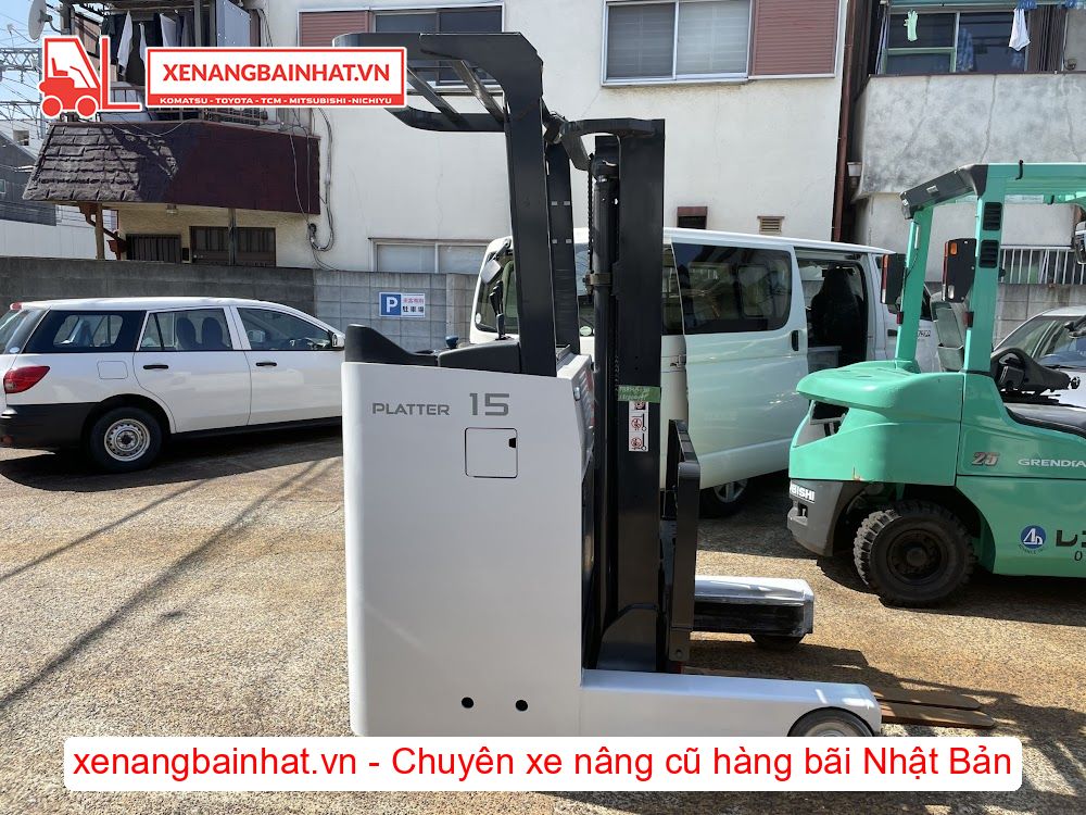 Xe nâng Điện 1.5 Tấn NICHIYU FBRM15-80 nâng cao 3m SX 2015