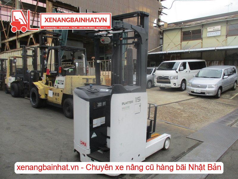 Xe nâng Điện 1.5 Tấn NICHIYU FBRM15-80B nâng cao 4m SX 2018