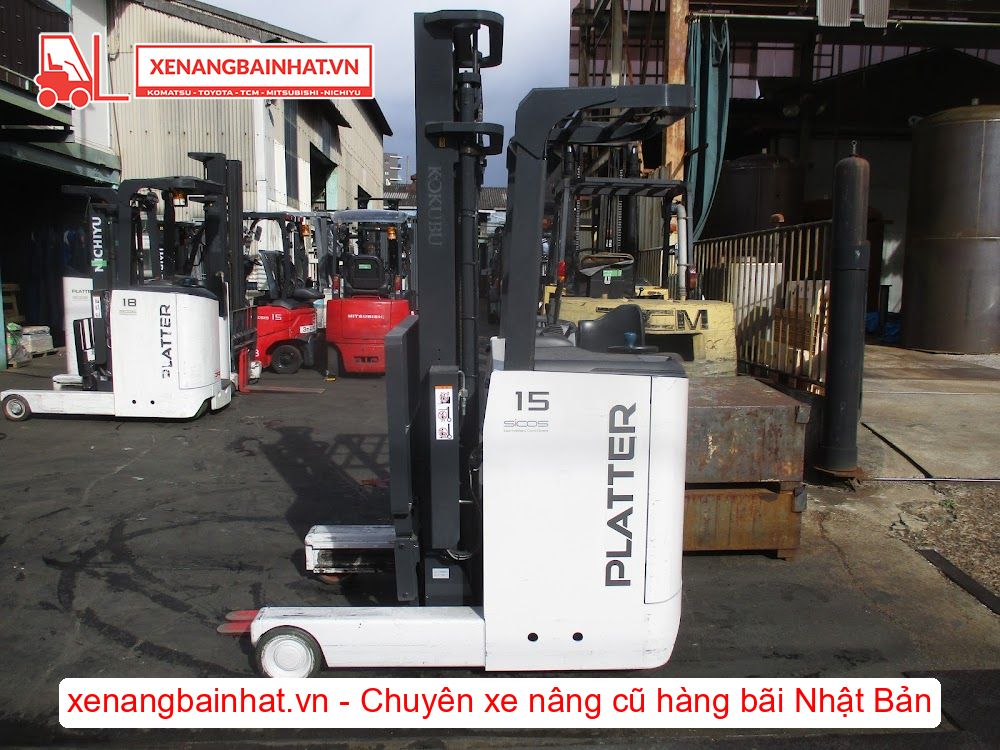 Xe nâng Điện 1.5 Tấn NICHIYU FBRM15-85B nâng cao 4m SX 2019