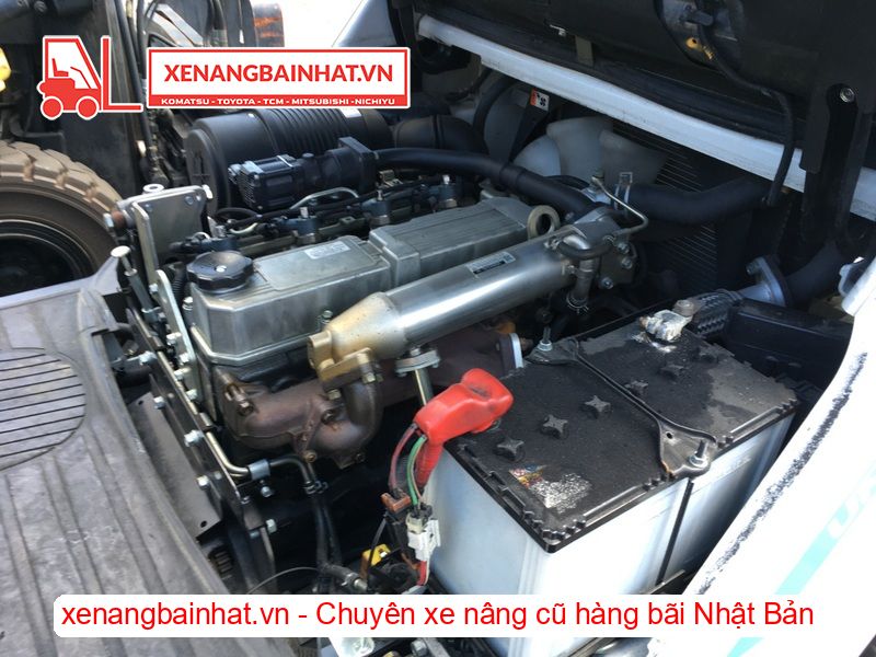 Xe nâng dầu 3 Tấn TCM FD30T5M nâng cao 4.3m triple SX 2019