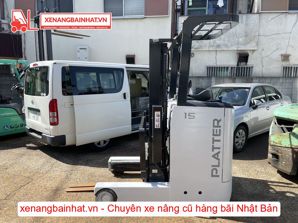 Xe nâng Điện 1.5 Tấn NICHIYU FBRM15-80 nâng cao 3m SX 2015