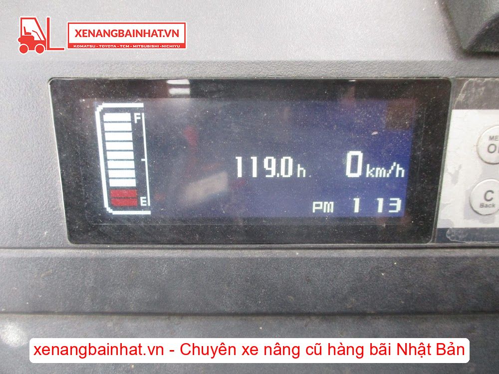 Xe nâng Điện 1.8 Tấn NICHIYU FBRM18-80 nâng cao 3m SX 2019