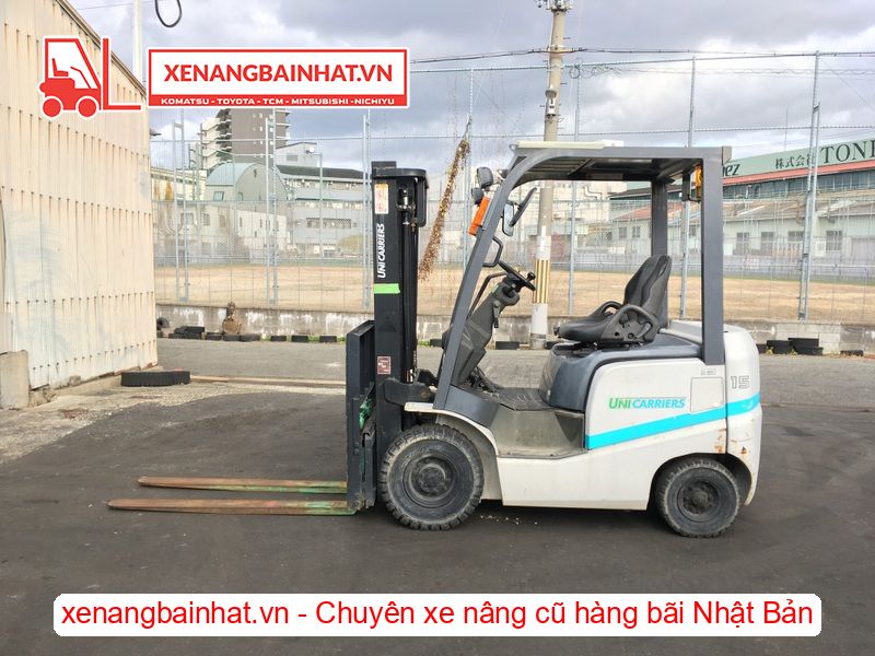 Xe nâng dầu 1.5 Tấn UNICARRIERS FD15T14 nâng cao 3m SX 2017