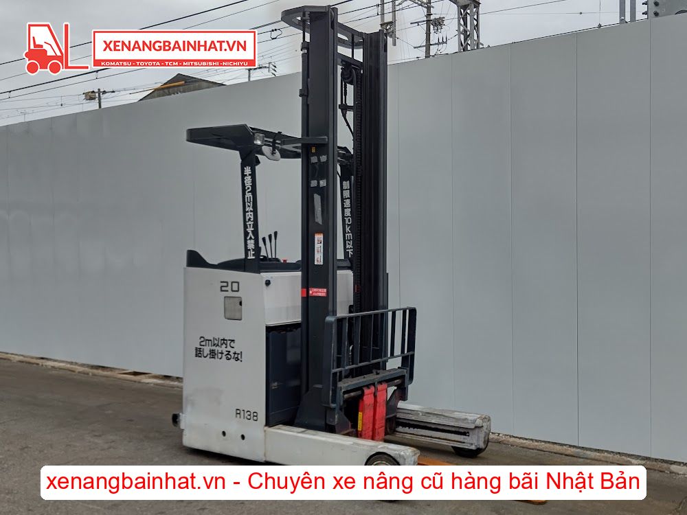 Xe nâng Điện 2 Tấn NICHIYU FBRM20-H80B nâng cao 4.7m SX 2015