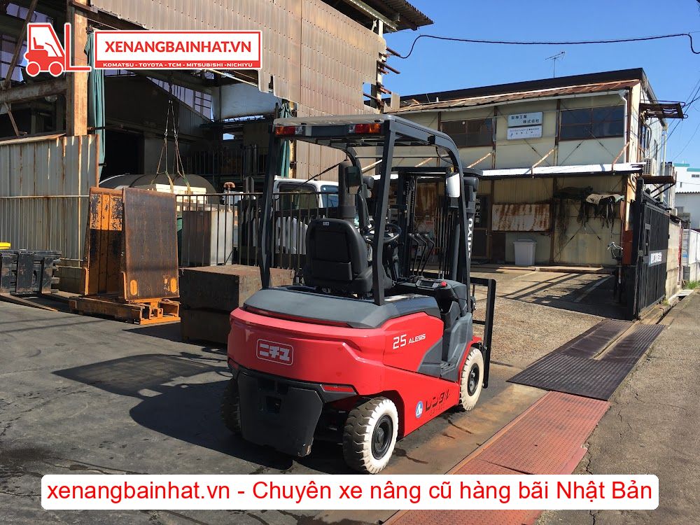 Xe nâng Điện 2.5 Tấn NICHIYU FB25PN-80 nâng cao 3m SX 2022