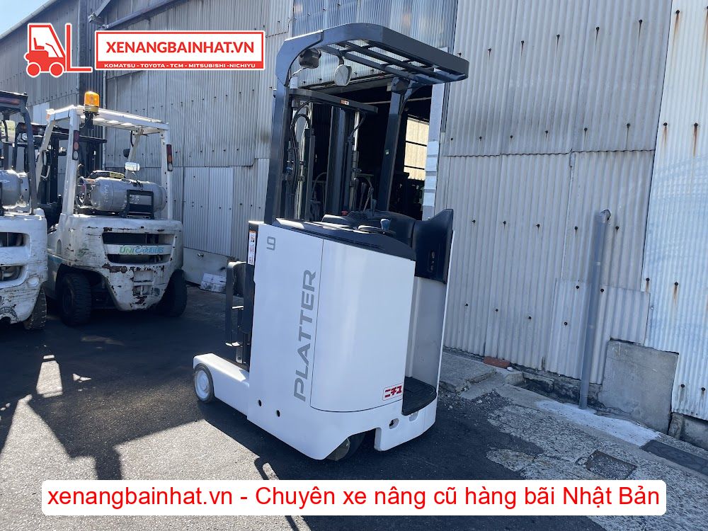 Xe nâng Điện 900Kg NICHIYU FBRM9N-80B nâng cao 3m SX 2019