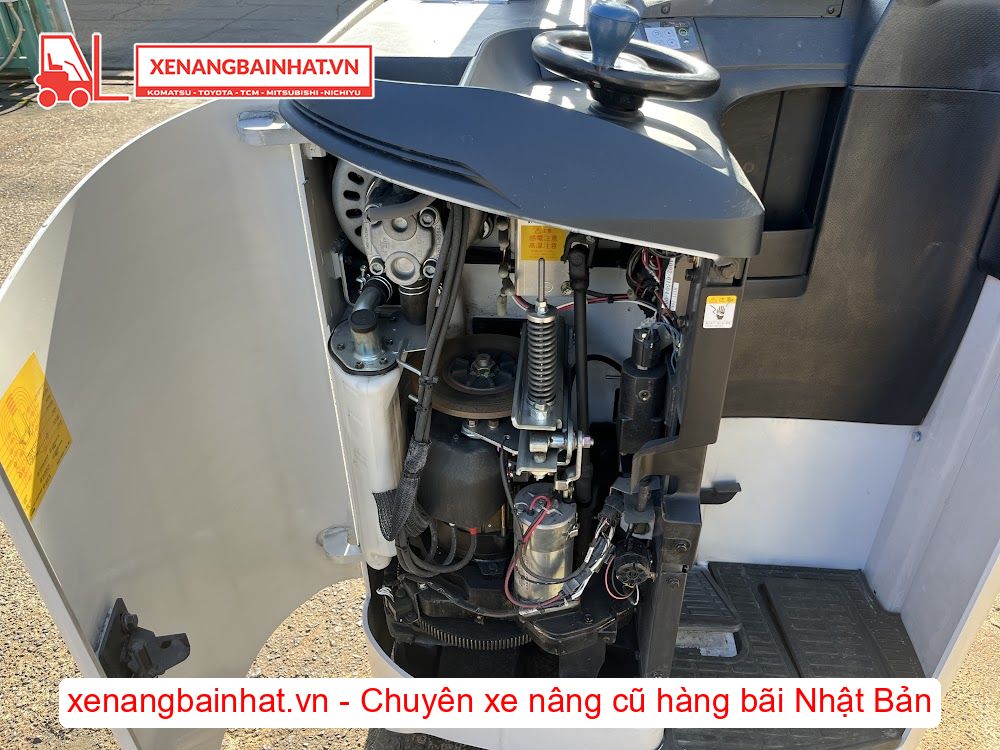 Xe nâng Điện 1 Tấn NICHIYU FBRM10N-80B nâng cao 3m SX 2017