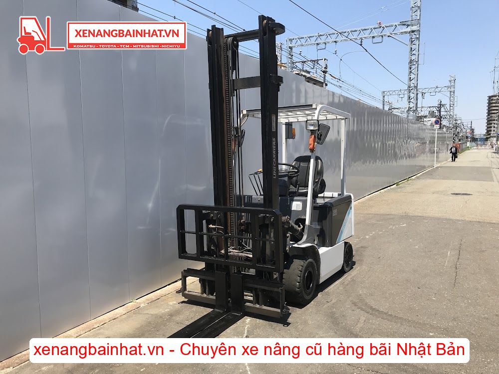 Xe nâng Điện 2.5 Tấn UNICARRIERS FB25-8 nâng cao 4.5m SX 2014