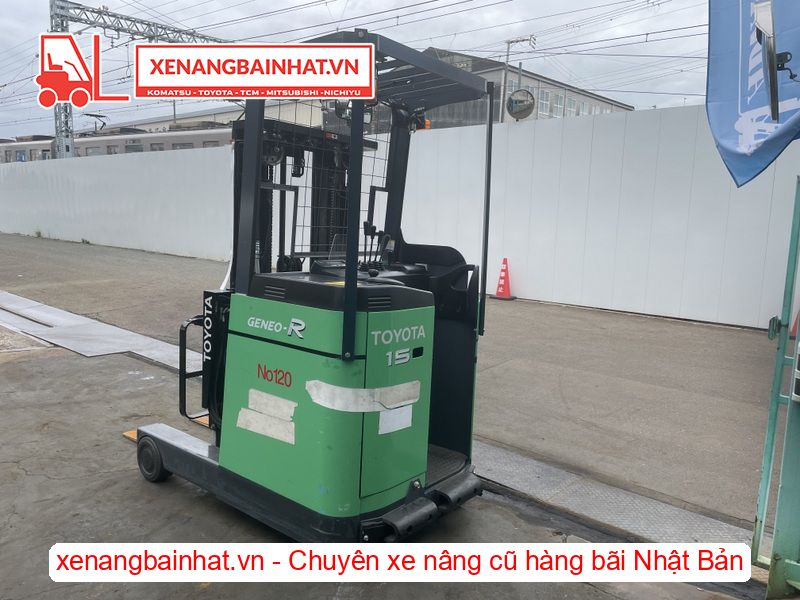 Xe nâng Điện 1.5 Tấn TOYOTA 7FBR15 nâng cao 4.3m SX 2015