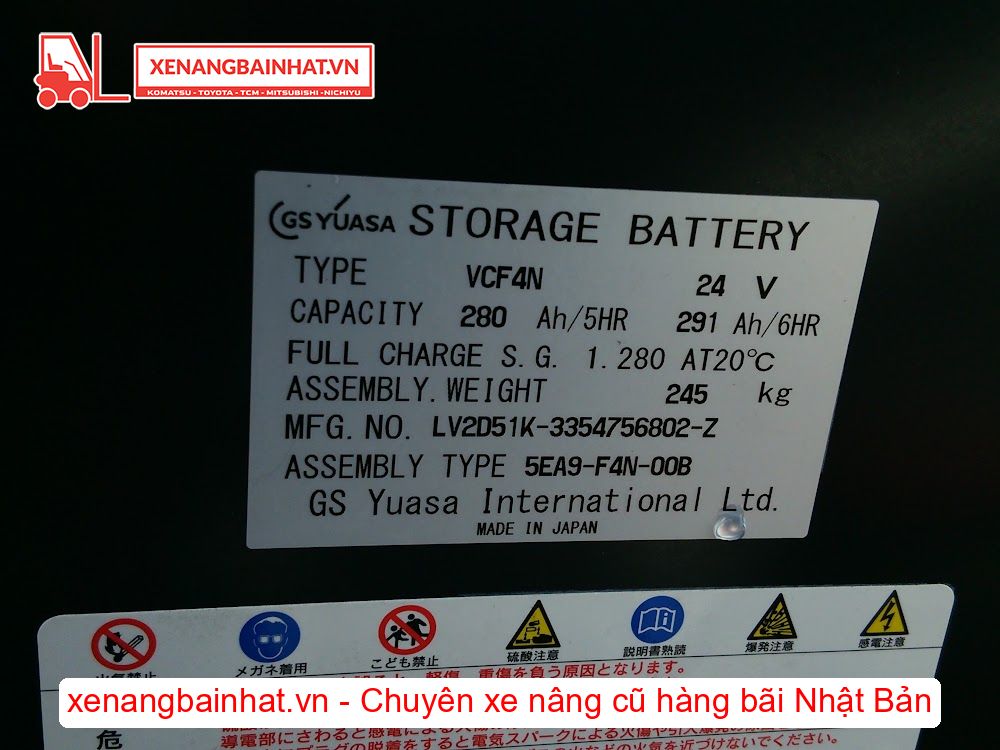 Xe nâng Điện 900Kg NICHIYU FBRM9N-80 nâng cao 3m SX 2015