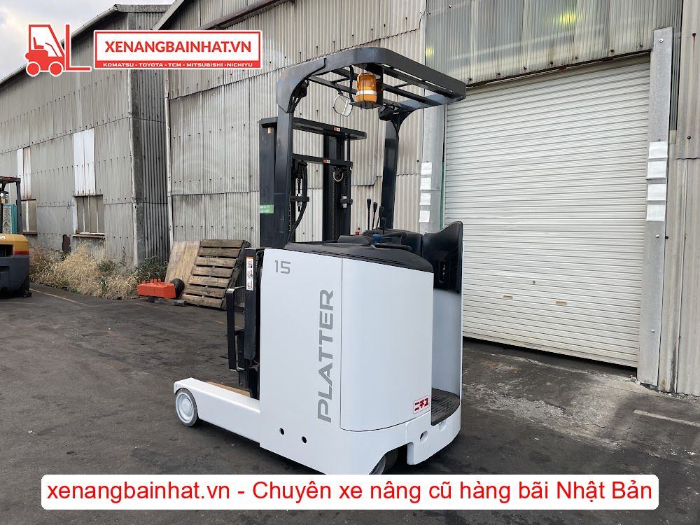 Xe nâng Điện 1.5 Tấn NICHIYU FBRM15-85 nâng cao 3m SX 2019