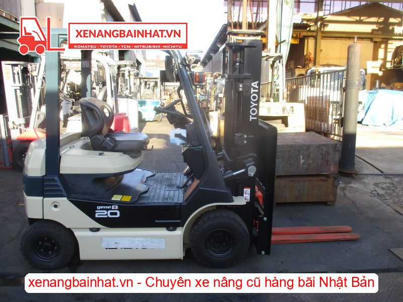 Xe nâng Điện 2 Tấn TOYOTA 8FB20 nâng cao 3m SX 2021