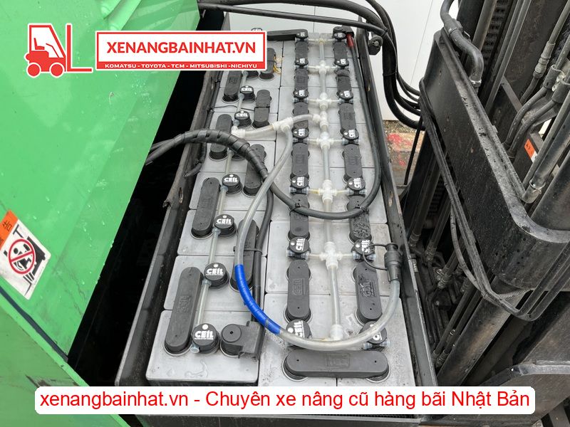 Xe nâng Điện 2 Tấn TOYOTA 7FBRS20 nâng cao 5.5m SX 2011