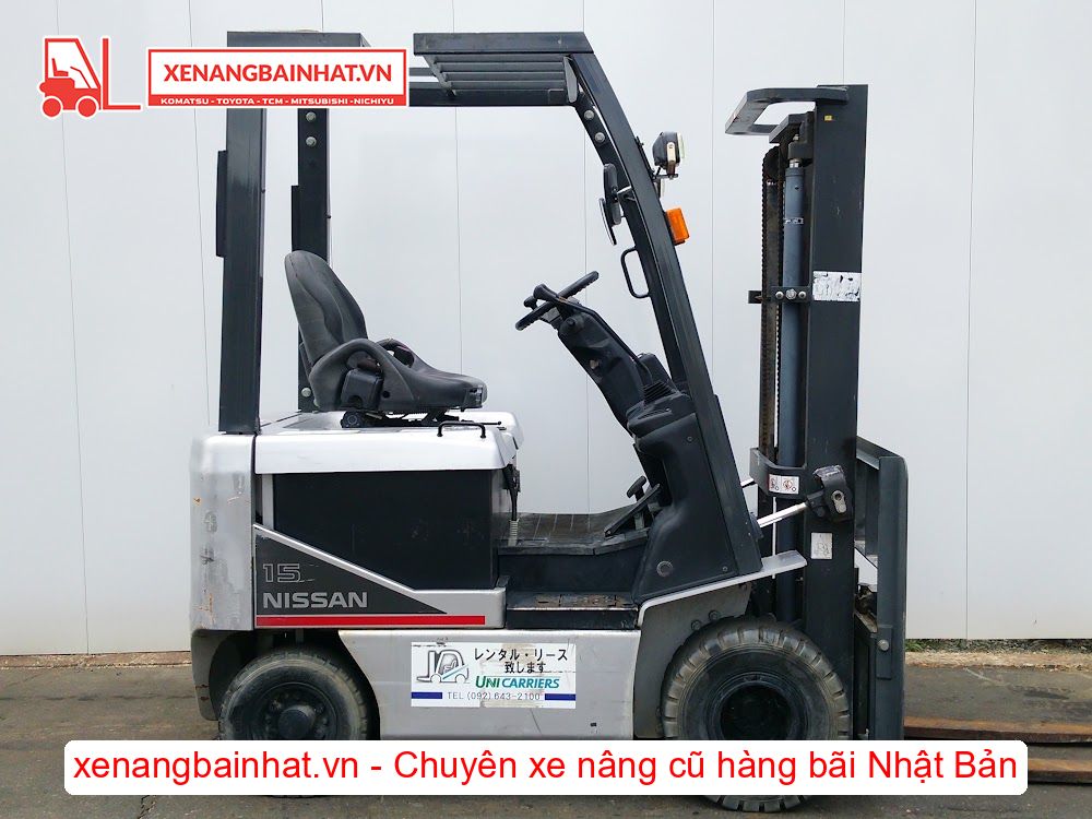 Xe nâng Điện 1.5 Tấn Nissan J1B1L15 (FB15) nâng cao 3m SX 2013