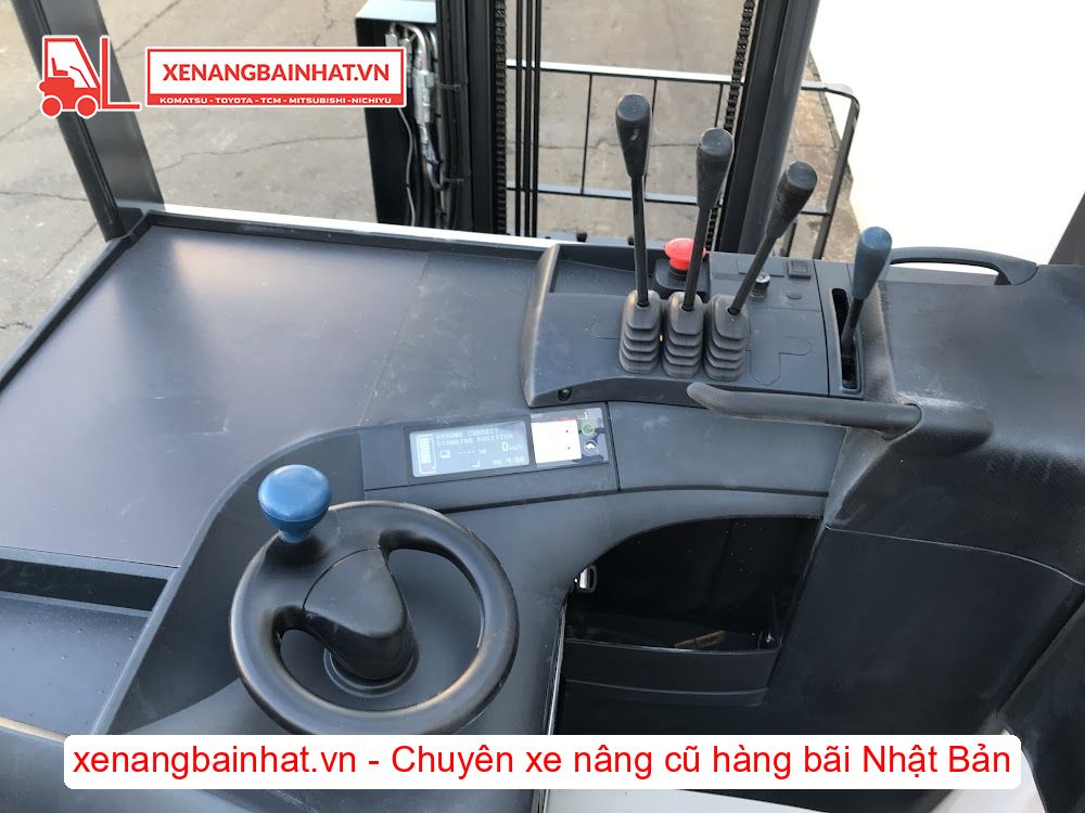 Xe nâng Điện 1.5 Tấn NICHIYU FBRM15-80 nâng cao 4m SX 2016