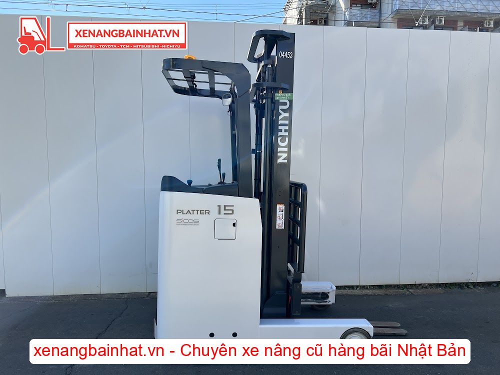 Xe nâng Điện 1.5 Tấn NICHIYU FBRM15-80B nâng cao 4m SX 2016