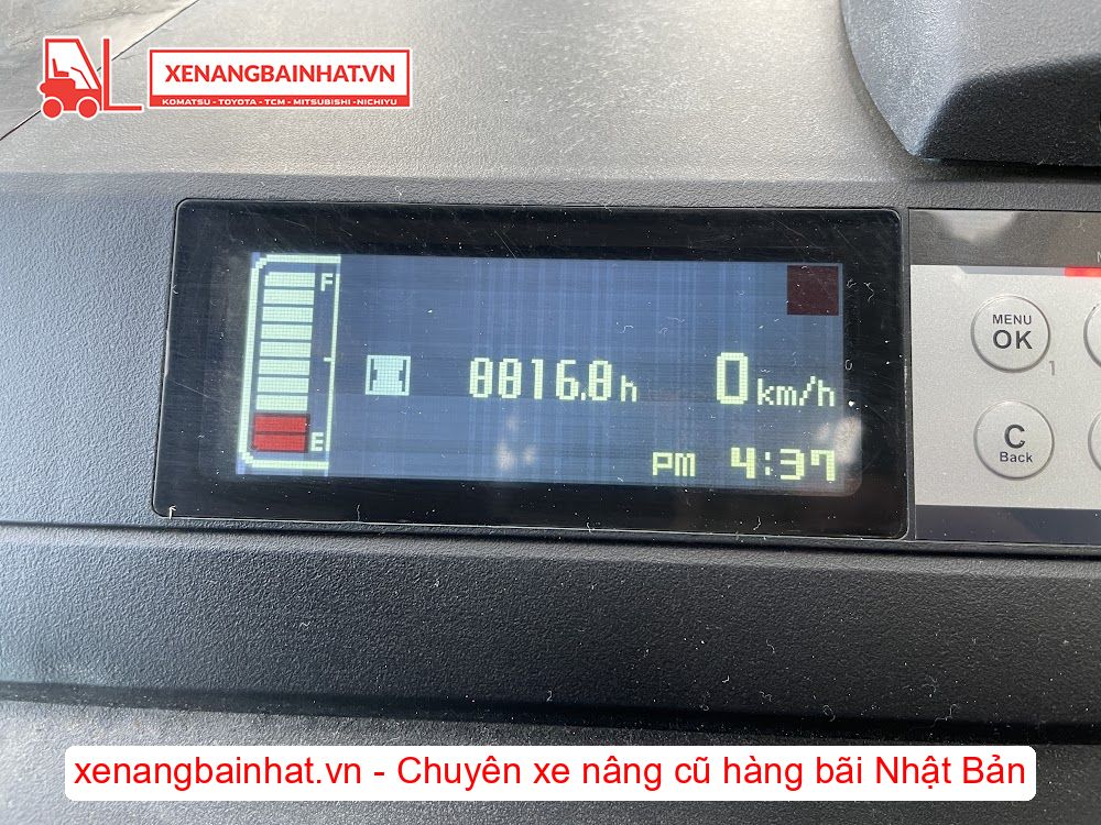 Xe nâng Điện 1.5 Tấn NICHIYU FBRM15-85 nâng cao 3m SX 2019