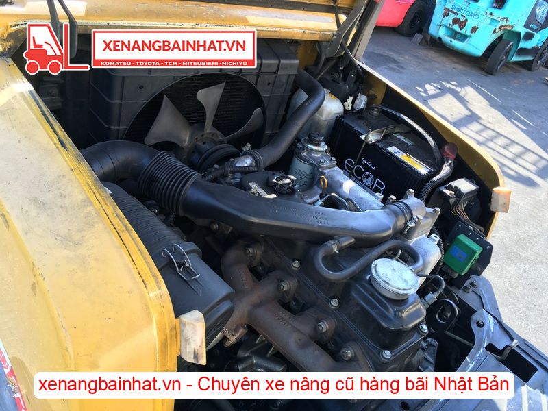 Xe nâng dầu 2 Tấn TCM FD20C3 nâng cao 4m SX 2010