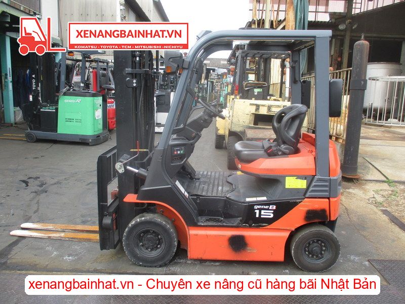 Xe nâng Điện 1.5 Tấn TOYOTA 8FBL15 nâng cao 3m SX 2017