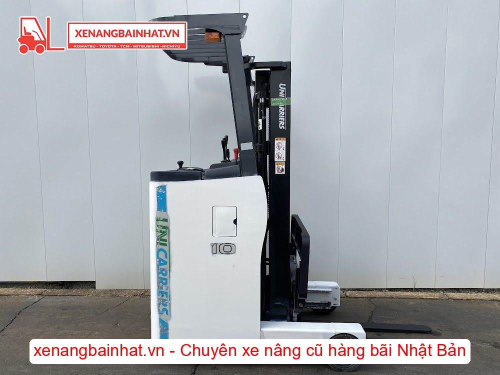 Xe nâng Điện 1 Tấn UNICARRIERS FRB10-8CA nâng cao 3m SX 2016