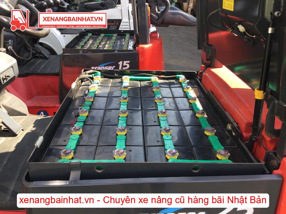 Xe nâng Điện 2.5 Tấn NICHIYU FB25PN-77 nâng cao 3m SX 2016