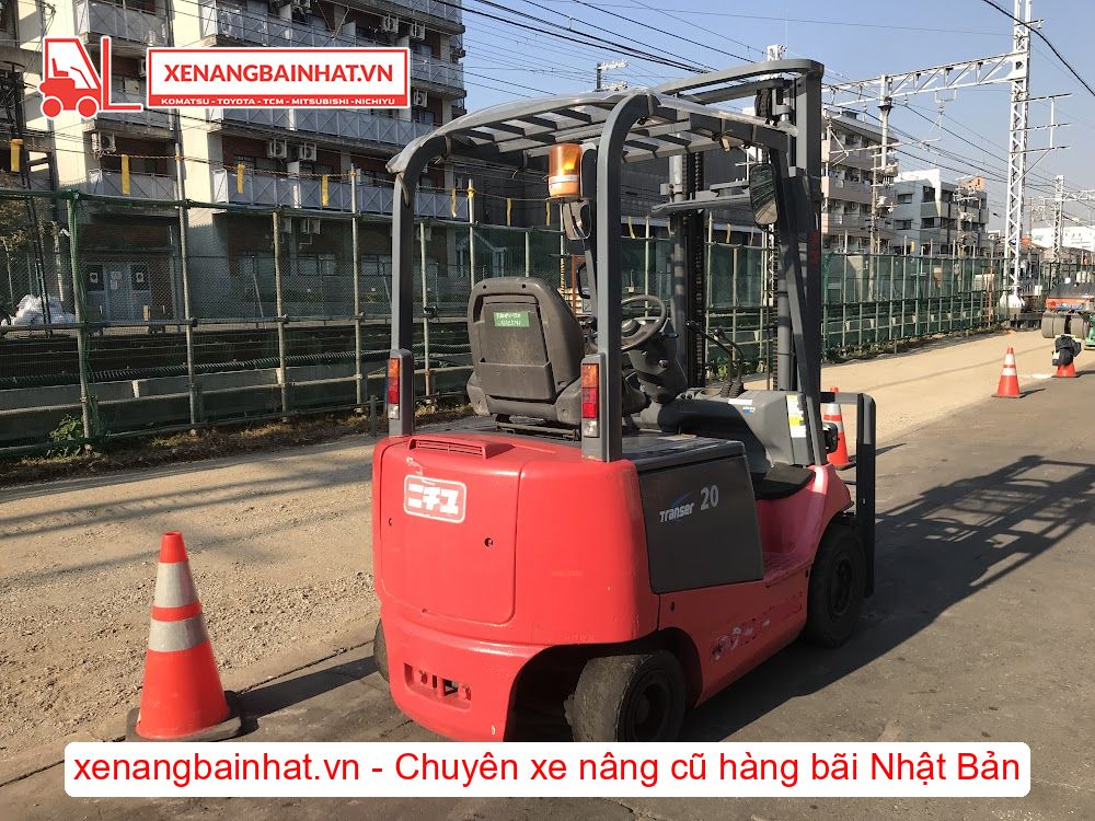 Xe nâng Điện 2 Tấn NICHIYU FB20PN-75B nâng cao 4m SX 2007