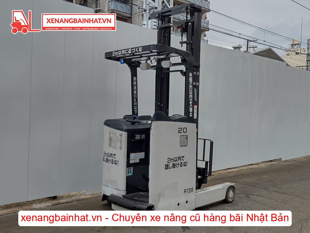 Xe nâng Điện 2 Tấn NICHIYU FBRM20-H80B nâng cao 4.7m SX 2015